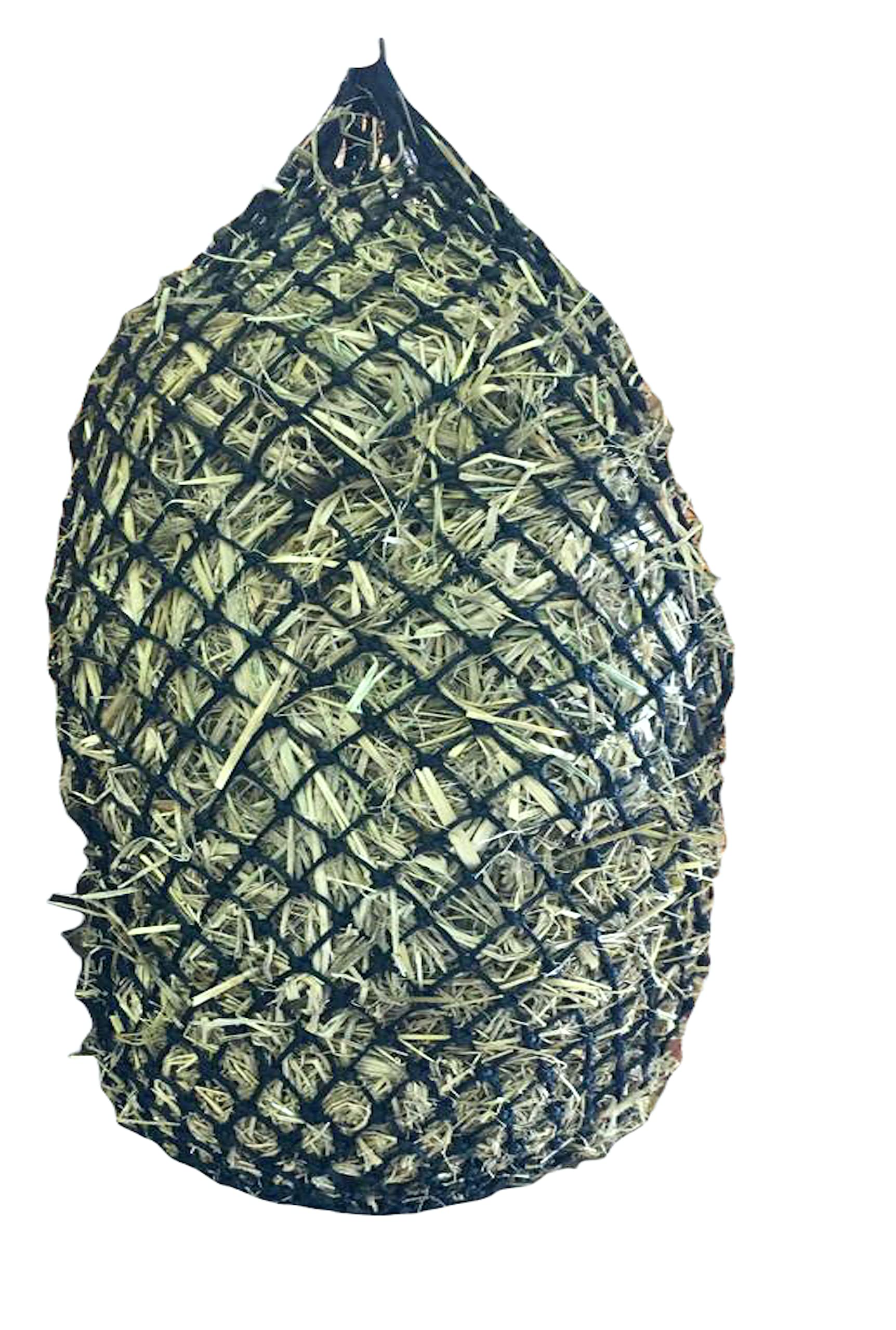 Majestic Ally 1.25”x1.25” Holes Ultra Slow Feed 40” Very Sturdy Hay Net with Bottom Ring for Goat, Sheep, Simulate Grazing and Reduces Waste (Black) - Image 4