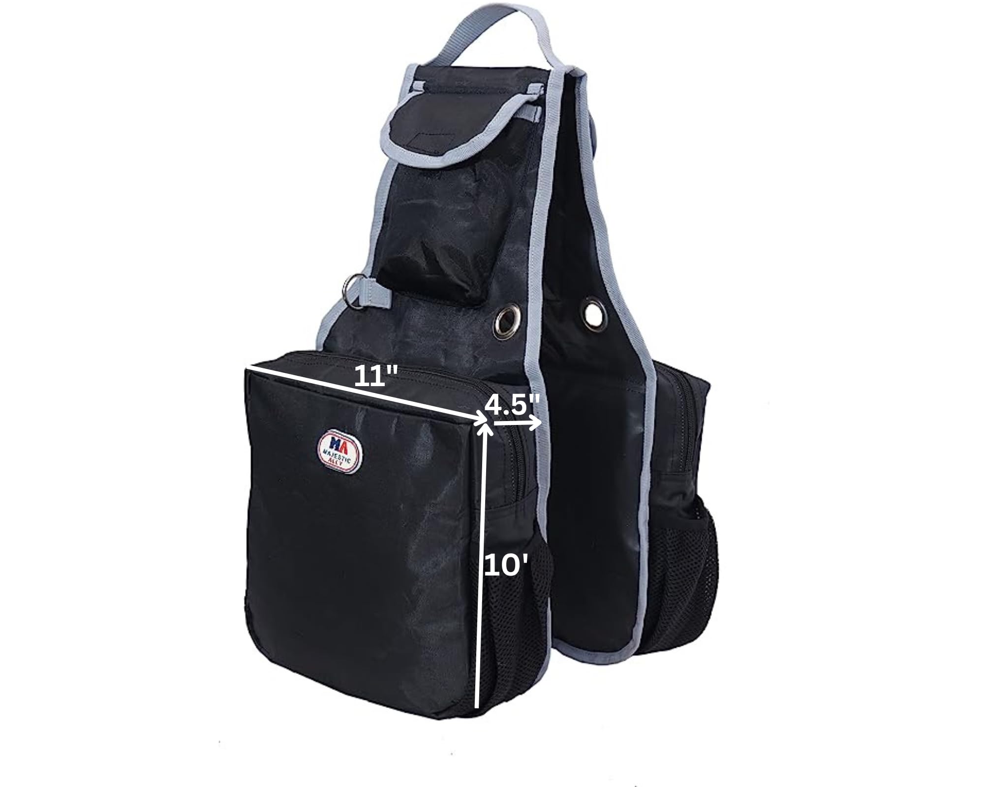 Majestic Ally 1000D Nylon Saddle Bag for Horseback Riding - Image 3