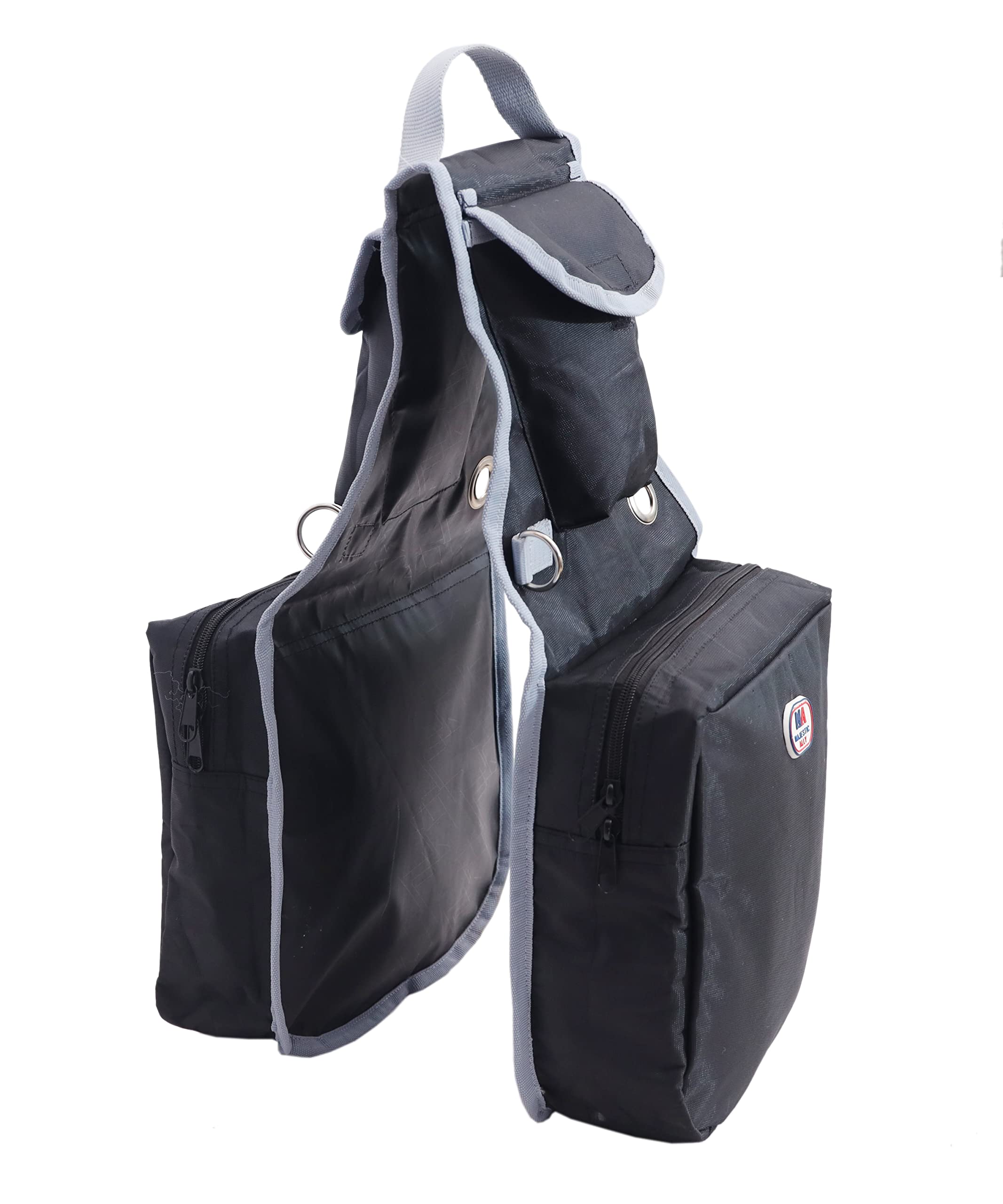 Majestic Ally 1000D Nylon Saddle Bag for Horseback Riding - Image 5