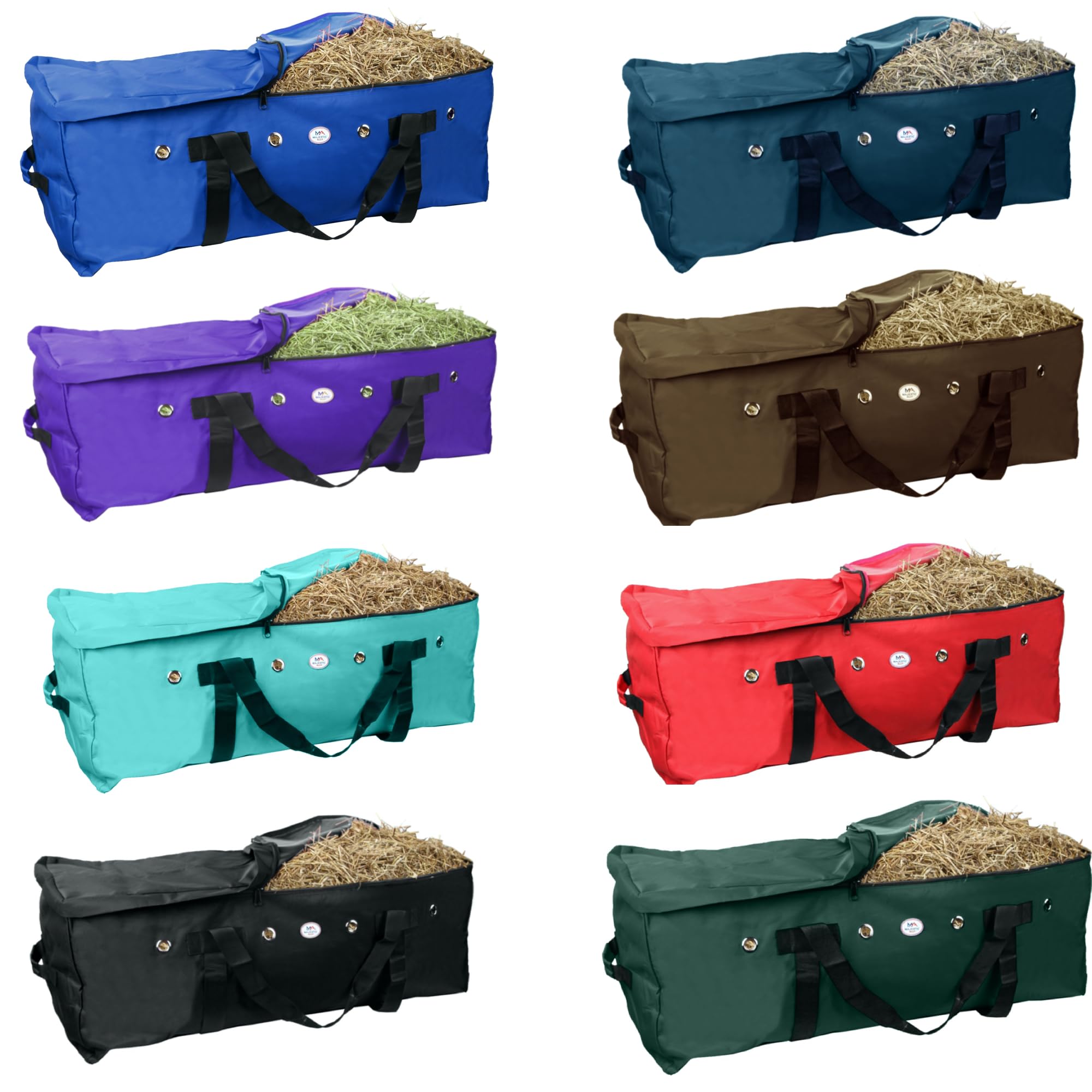 Majestic Ally 1200 D Nylon Fabric Heavy-Duty Hay Bale Storage Bag (Black, Large) - Image 7