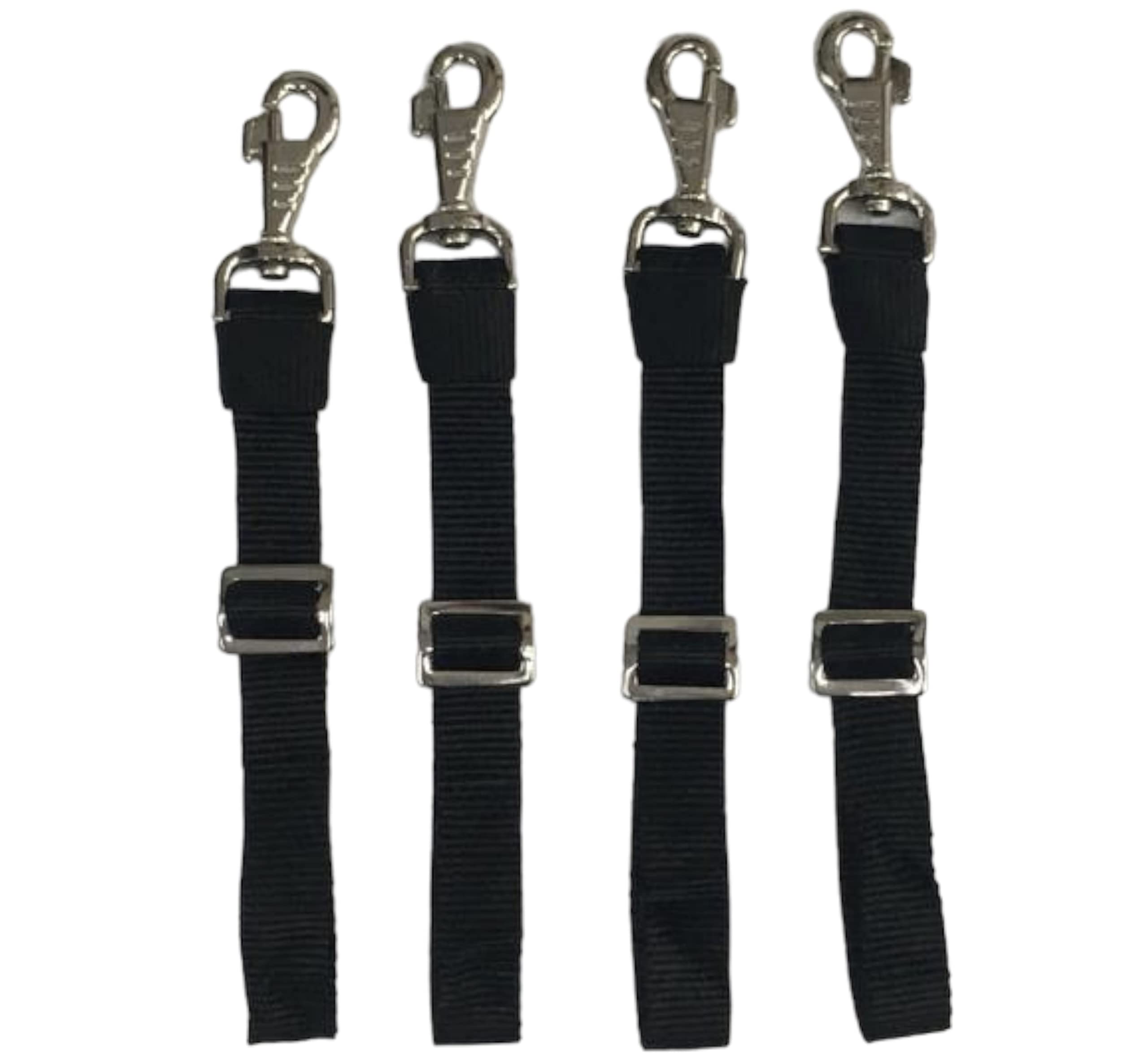 Majestic Ally 1200D 29"x19" Horse Stall Guard with Replaceable and Adjustable Length Straps and Replaceable Hardware (Red Black) - Image 5