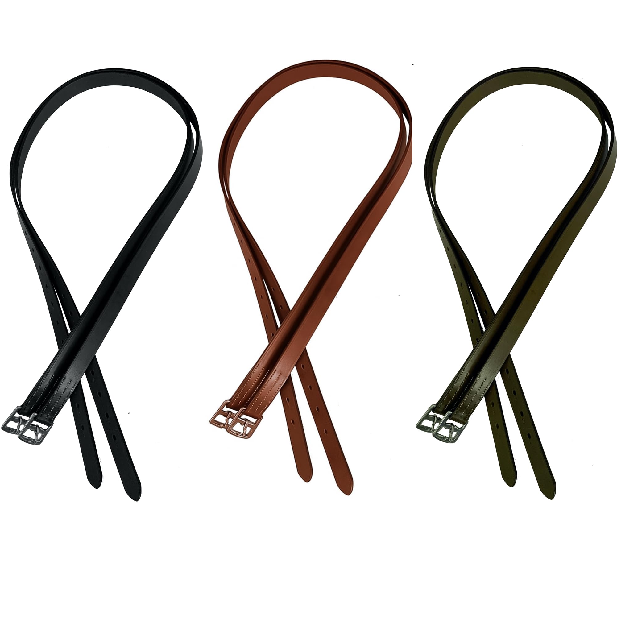 Majestic Ally Genuine Leather English Stirrup Leather (Pair) - Image 3