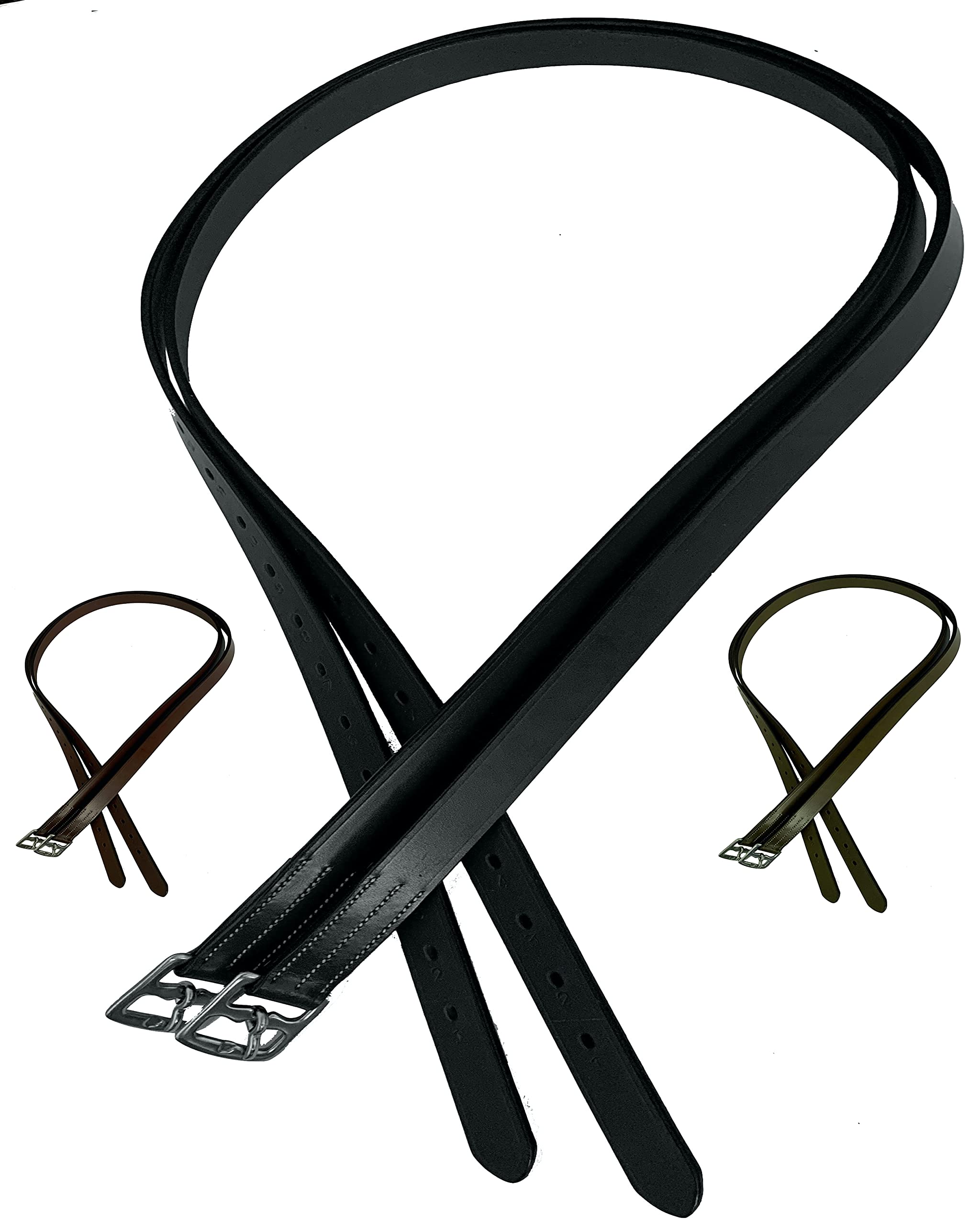 Majestic Ally Genuine Leather English Stirrup Leather (Pair) - Image 7