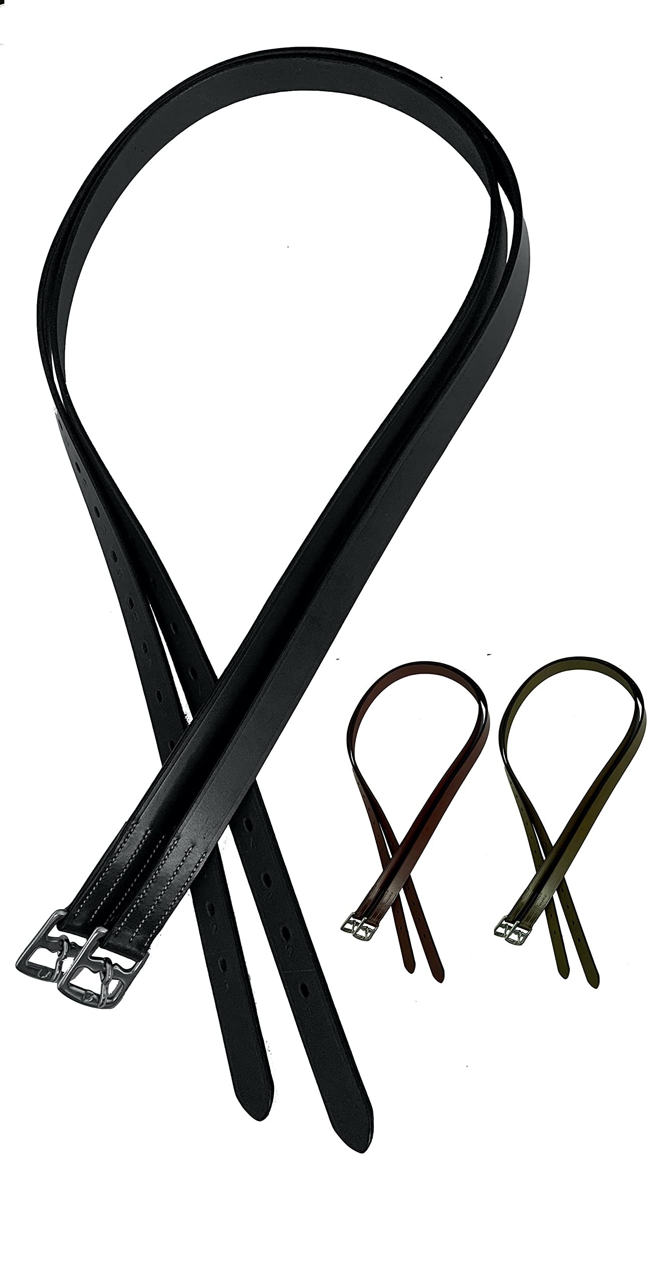 Majestic Ally Genuine Leather English Stirrup Leather (Pair) - Image 8