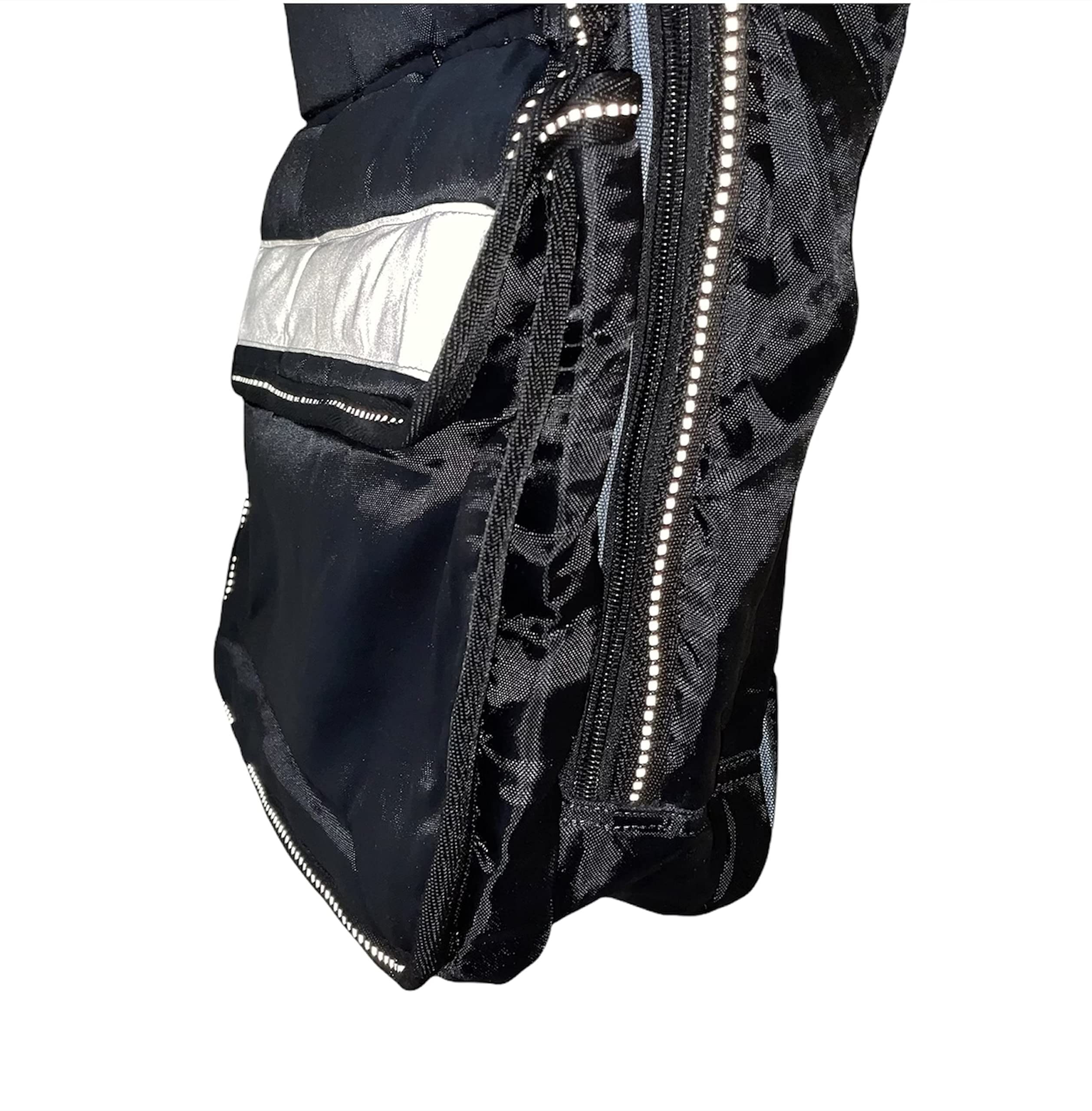 Majestic Ally Halter Bridle Carry Bag - Reflective, Padded with Front Large Pocket Tack Carry Bag to Keep Horse Tack Clean and Safe (Black) - Image 9