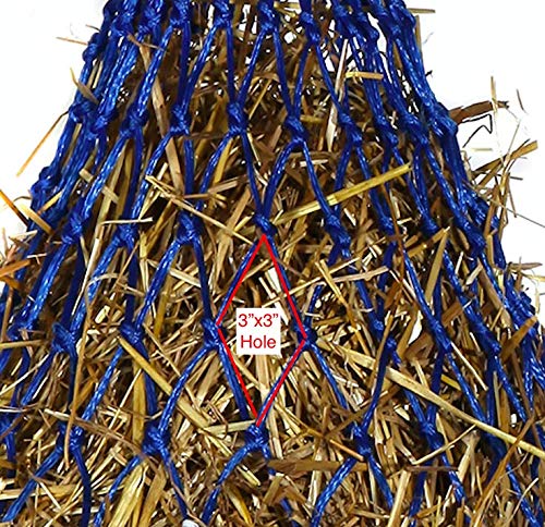 Majestic Ally Hay Net, Set of 2, Length - 54”, Holes 3"x3" for Horses - Image 3