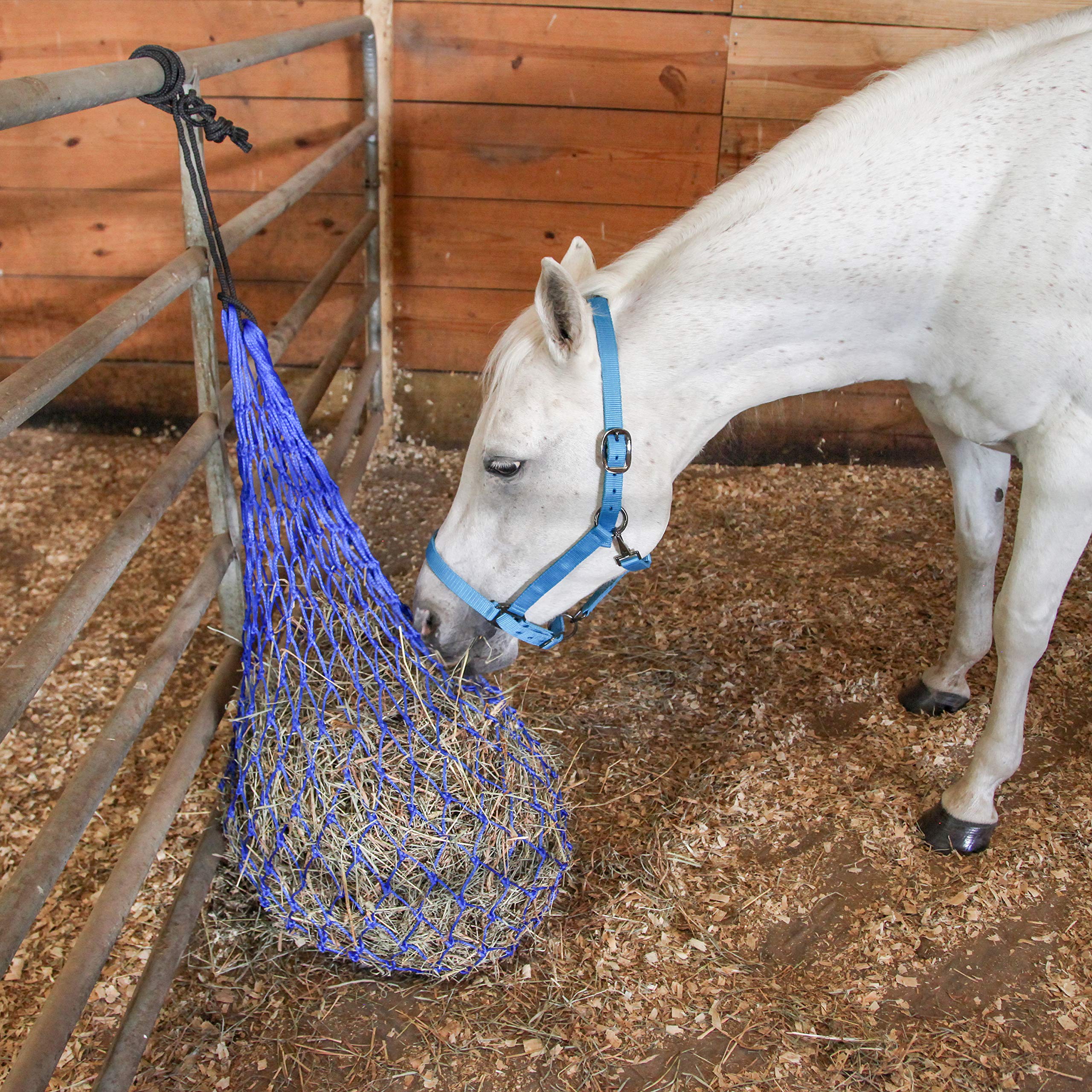 Majestic Ally Hay Net, Set of 2, Length - 54”, Holes 3"x3" for Horses - Image 5