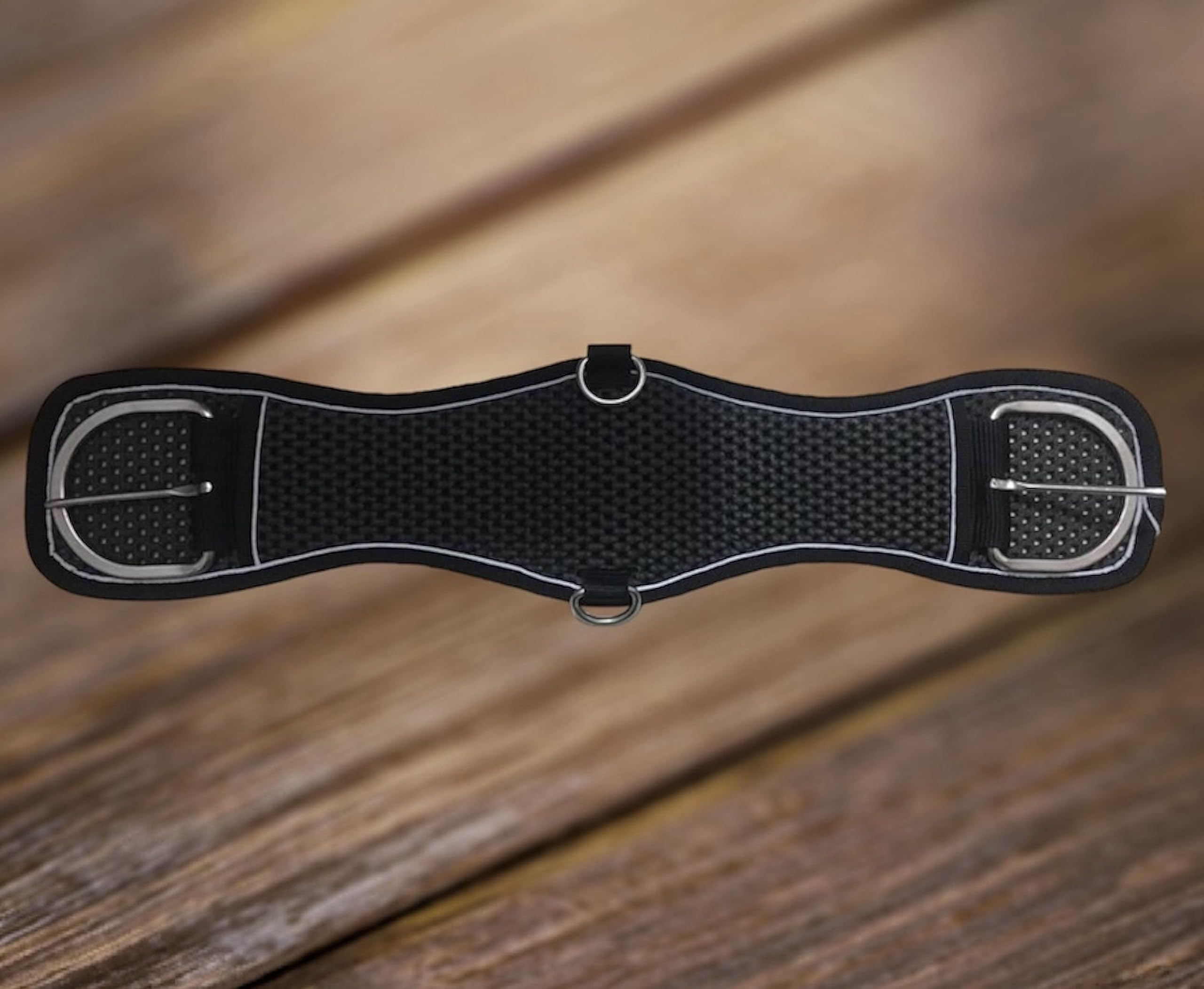 Majestic Ally Heavy Duty Mesh Cinch Girth Stainless Steal Buckles for Western Saddle - 26", 30" and 34" - Image 5