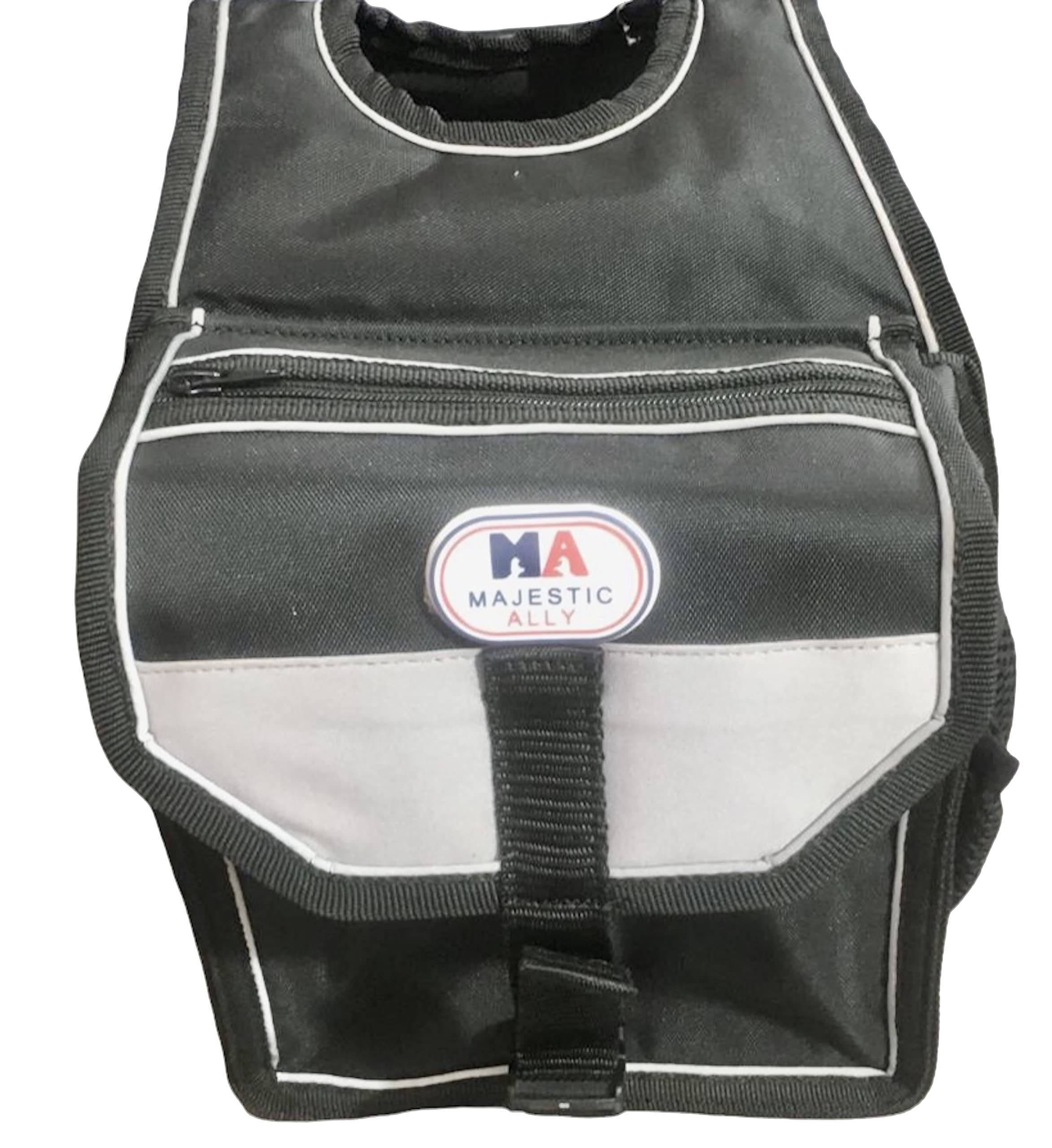 Majestic Ally Horn Bag, Nylon Insulated Padded Reflective Pockets,Two Water Bottle, Camera/Cell Phone Pocket, Horn Bag (Black) - Image 8