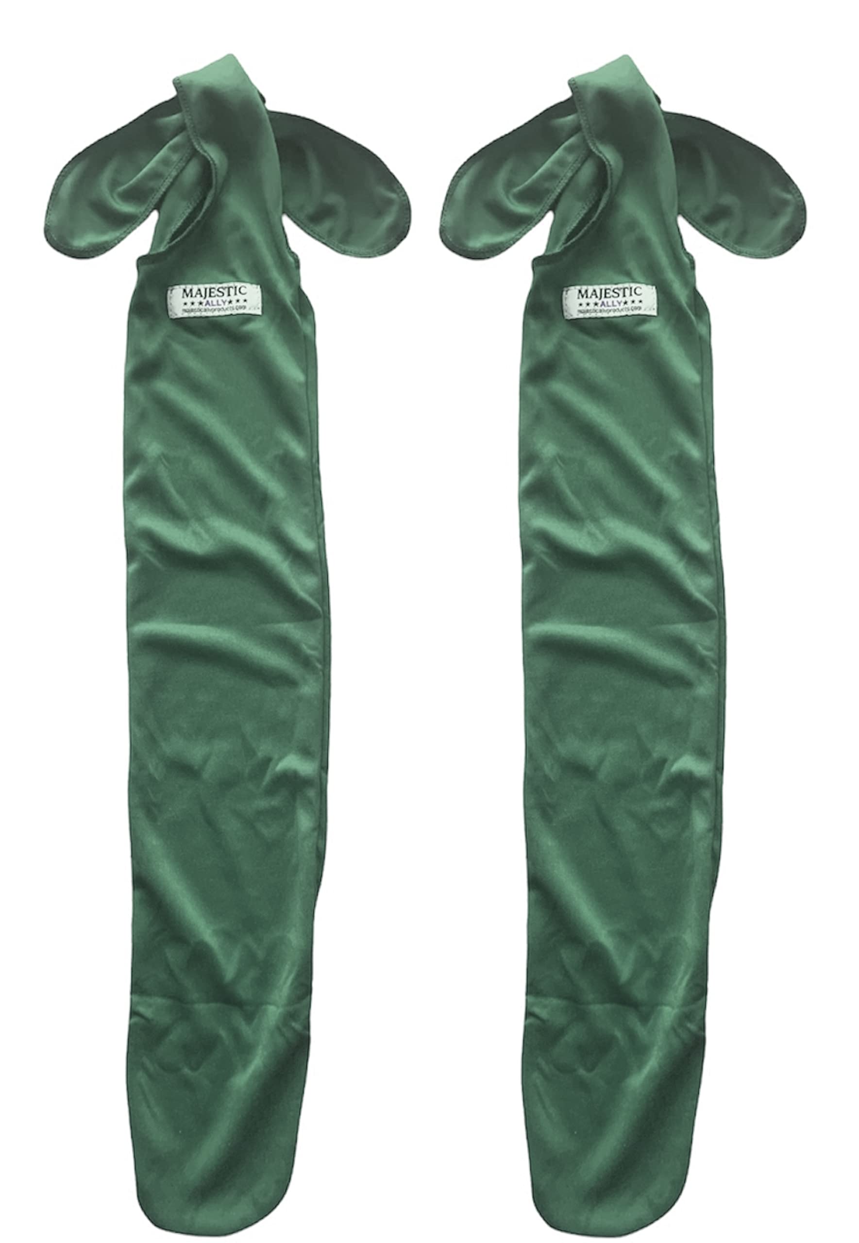 Majestic Ally Lycra Tail Bag for Horses - to Keep The Tail Clean and Protected - Set of 2 (Hunter Green) - Image 6