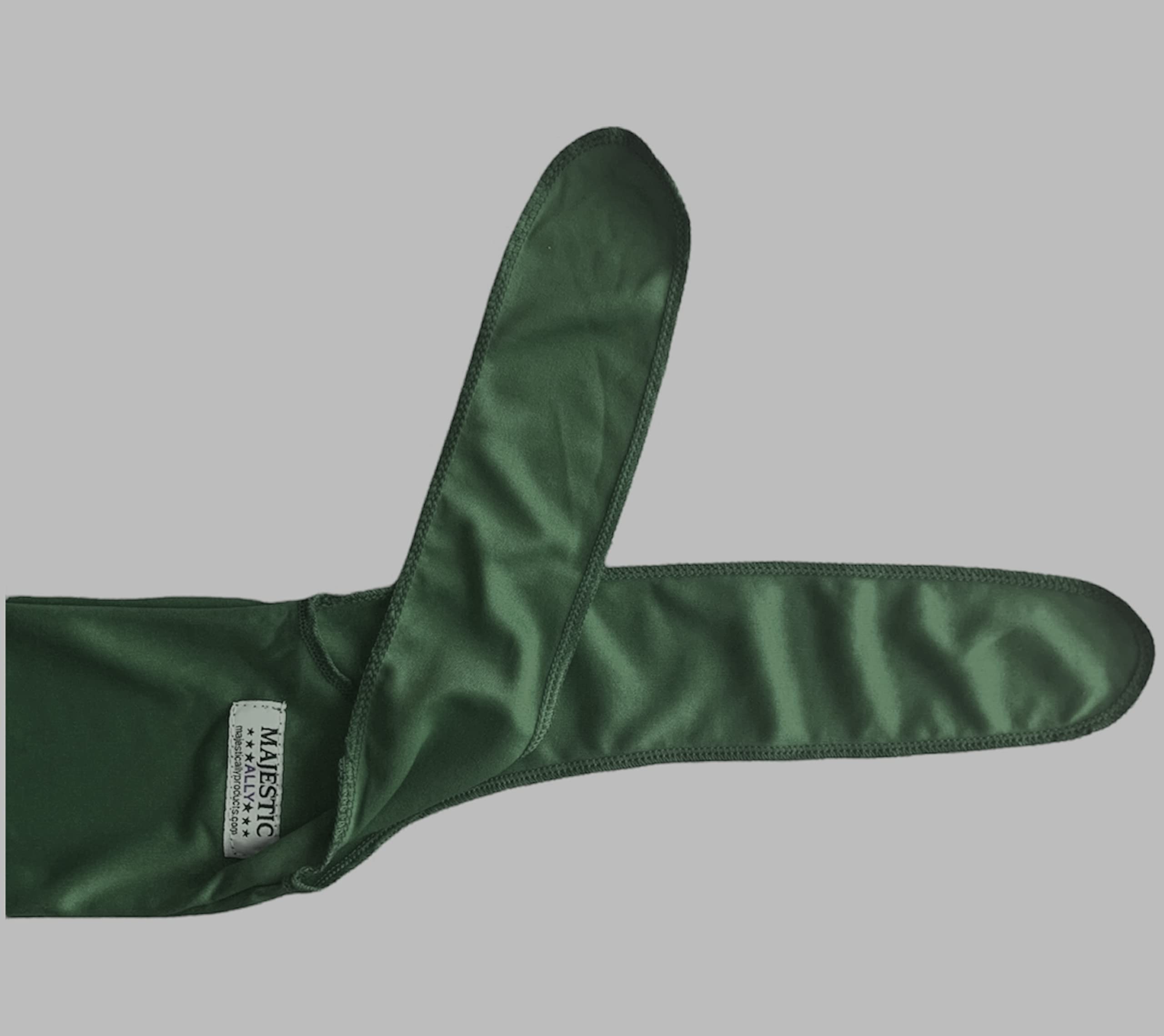 Majestic Ally Lycra Tail Bag for Horses - to Keep The Tail Clean and Protected - Set of 2 (Hunter Green) - Image 8