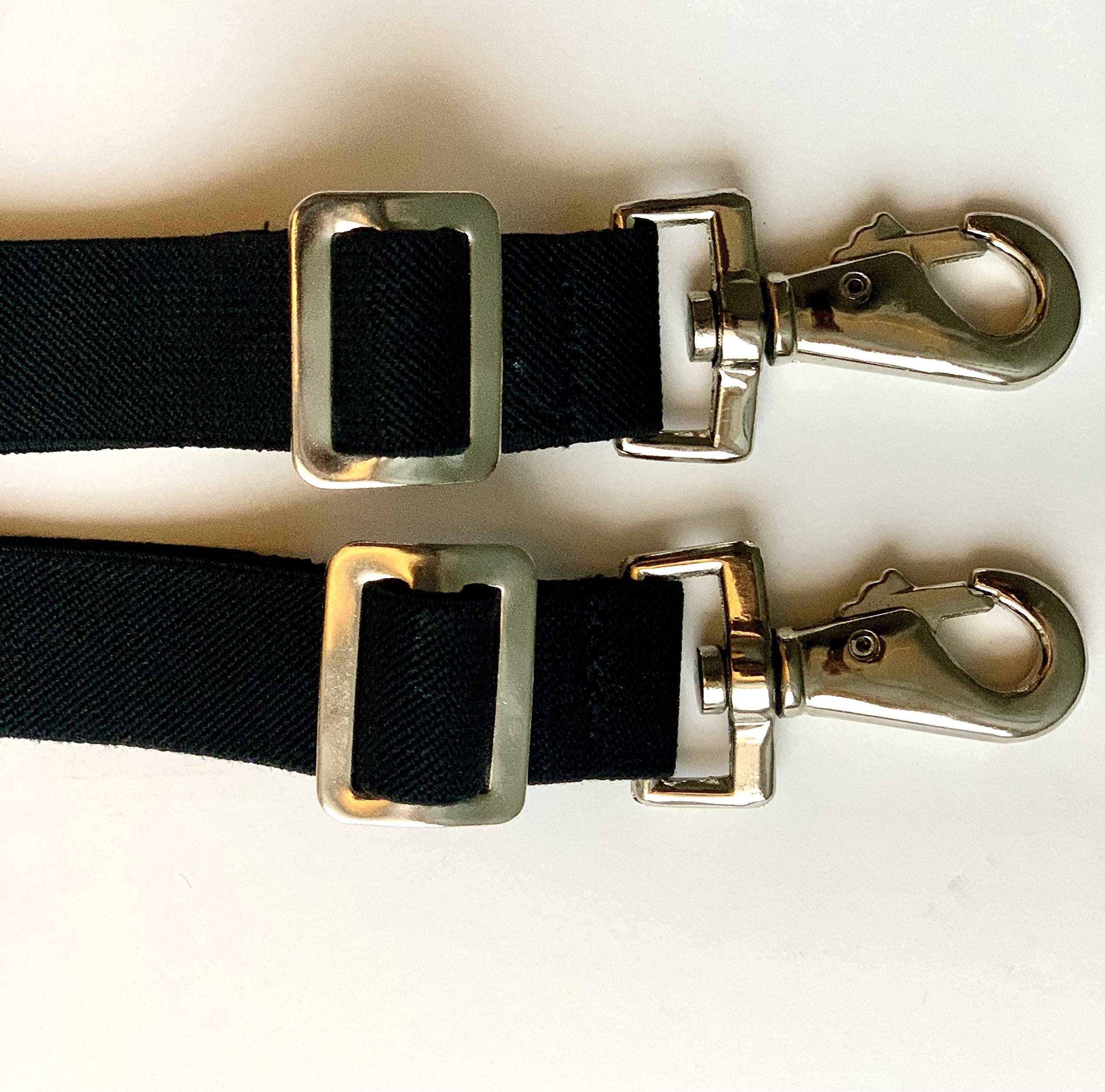 Majestic Ally Pack of 2 Adjustable Length Horse Blanket Sheet Replacement Elastic Leg Strap with Double Swivel Snaps - Image 5