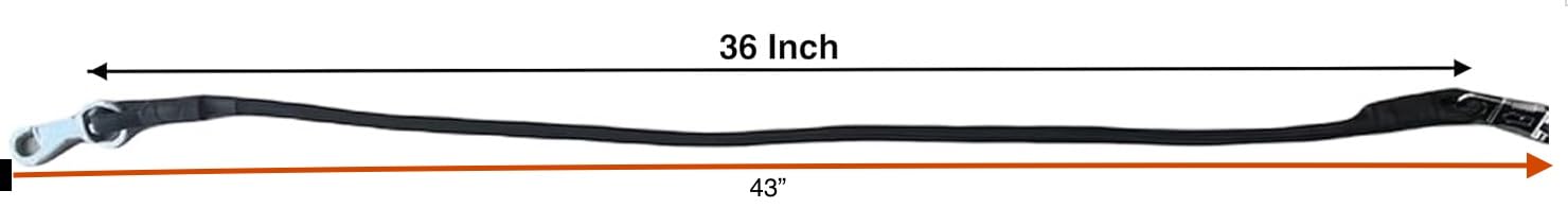 Majestic Ally Pack of 2, Bungee Trailer Tie for Horse Haulage with Panic Snap and Bull Snap - 36 Inch (Black) - Image 6