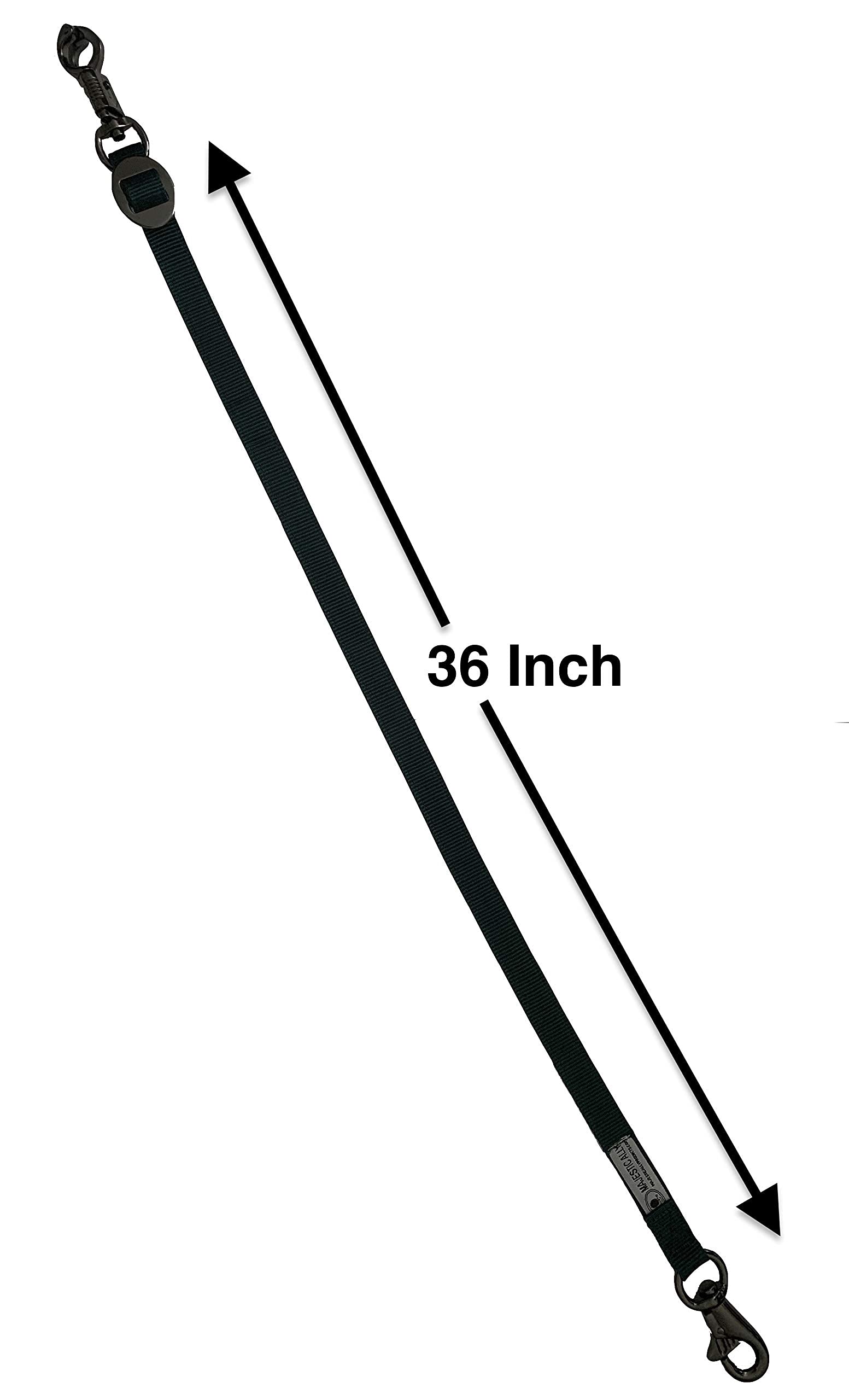 Majestic Ally Pack of 2, Double Thick Trailer Tie for Horse Haulage with Adjustable Buckle, Panic Snap and Bull Snap – 1 Inch by 36 Inch (Royal Blue) - Image 7