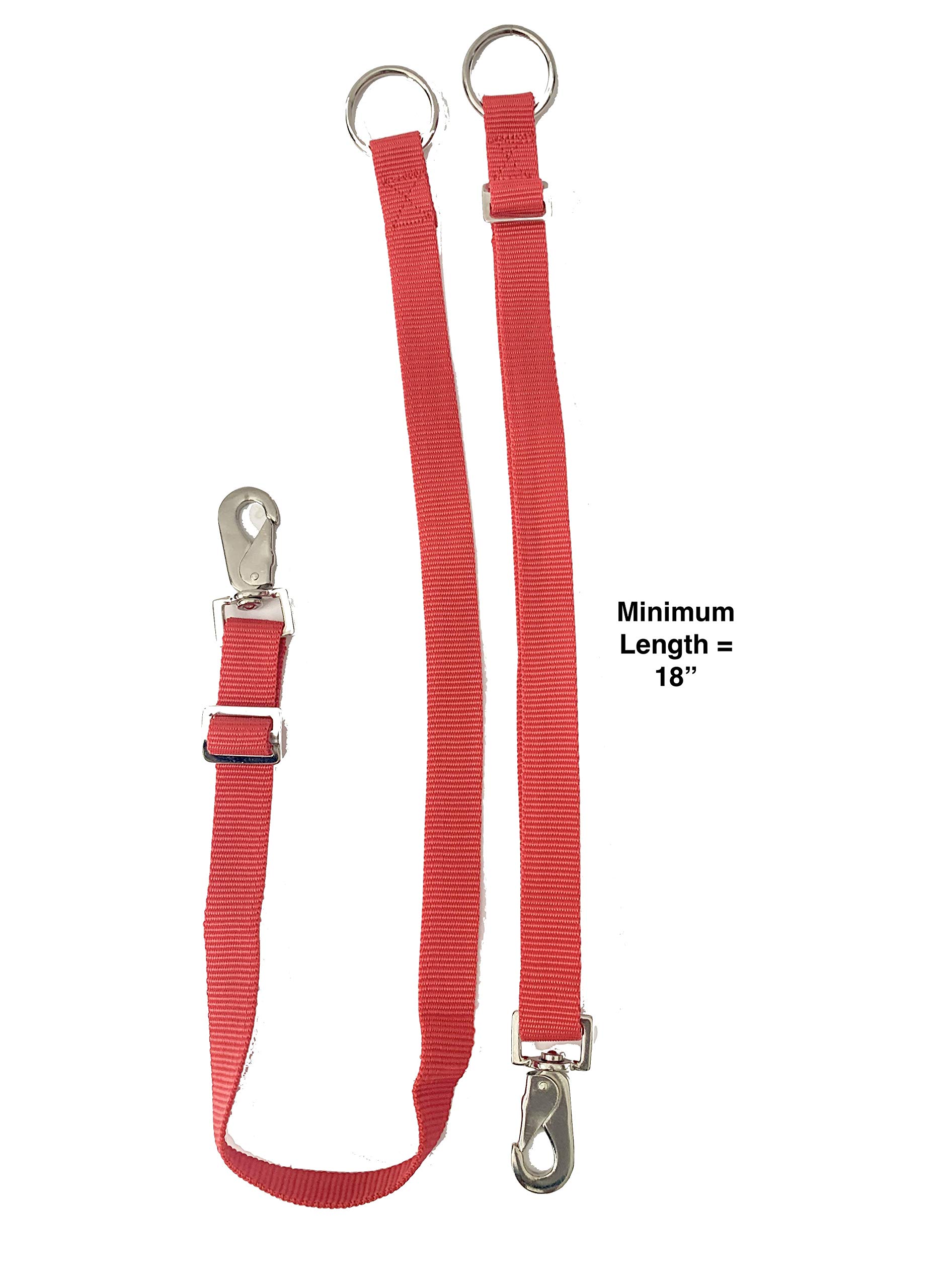 Majestic Ally Pack of 2 Horse Water Bucket Strap Hangers - Adjustable 18” to 30” length – for Indoor or Outdoor Use - Image 6