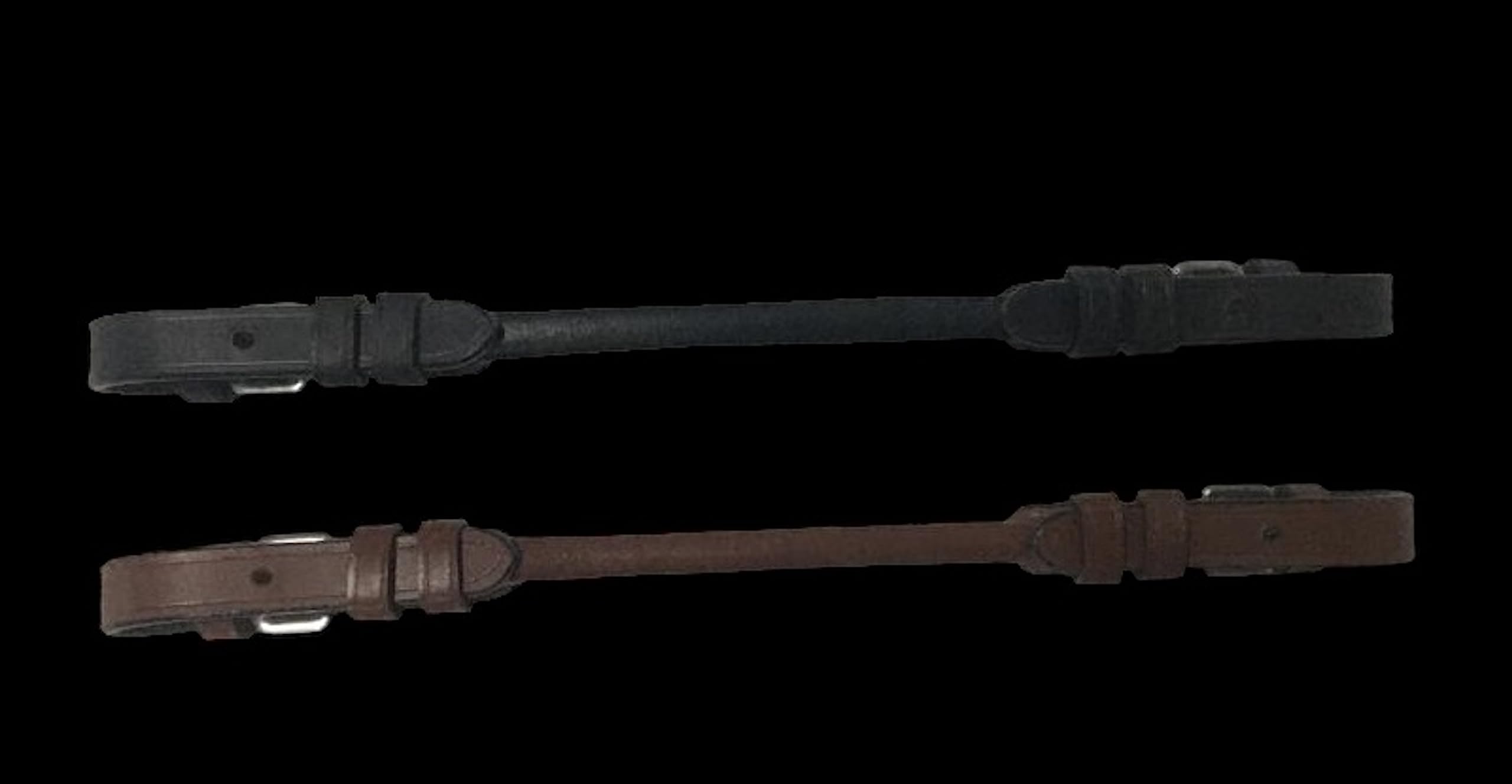 Majestic Ally Pair of Rolled Leather Buckeled Grab Strap for English Saddles, Hand Hold Strap for Safety When Riding Horse - Pack of 2 - Image 5