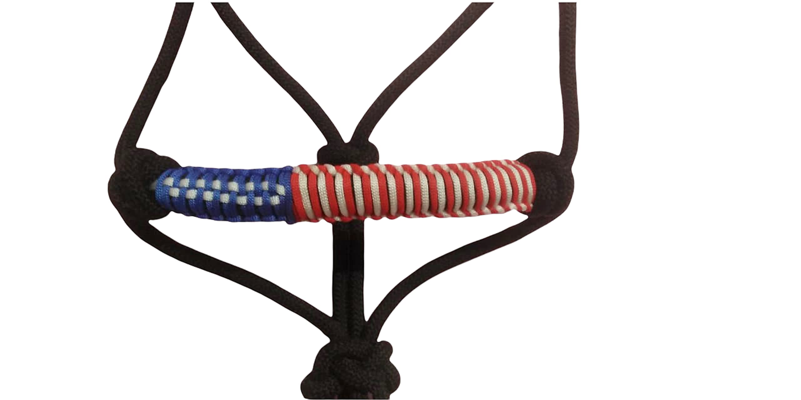 Majestic Ally Poly Braided Patriotic Nose Poly Rope Halter and 10' Matching Lead - Image 3