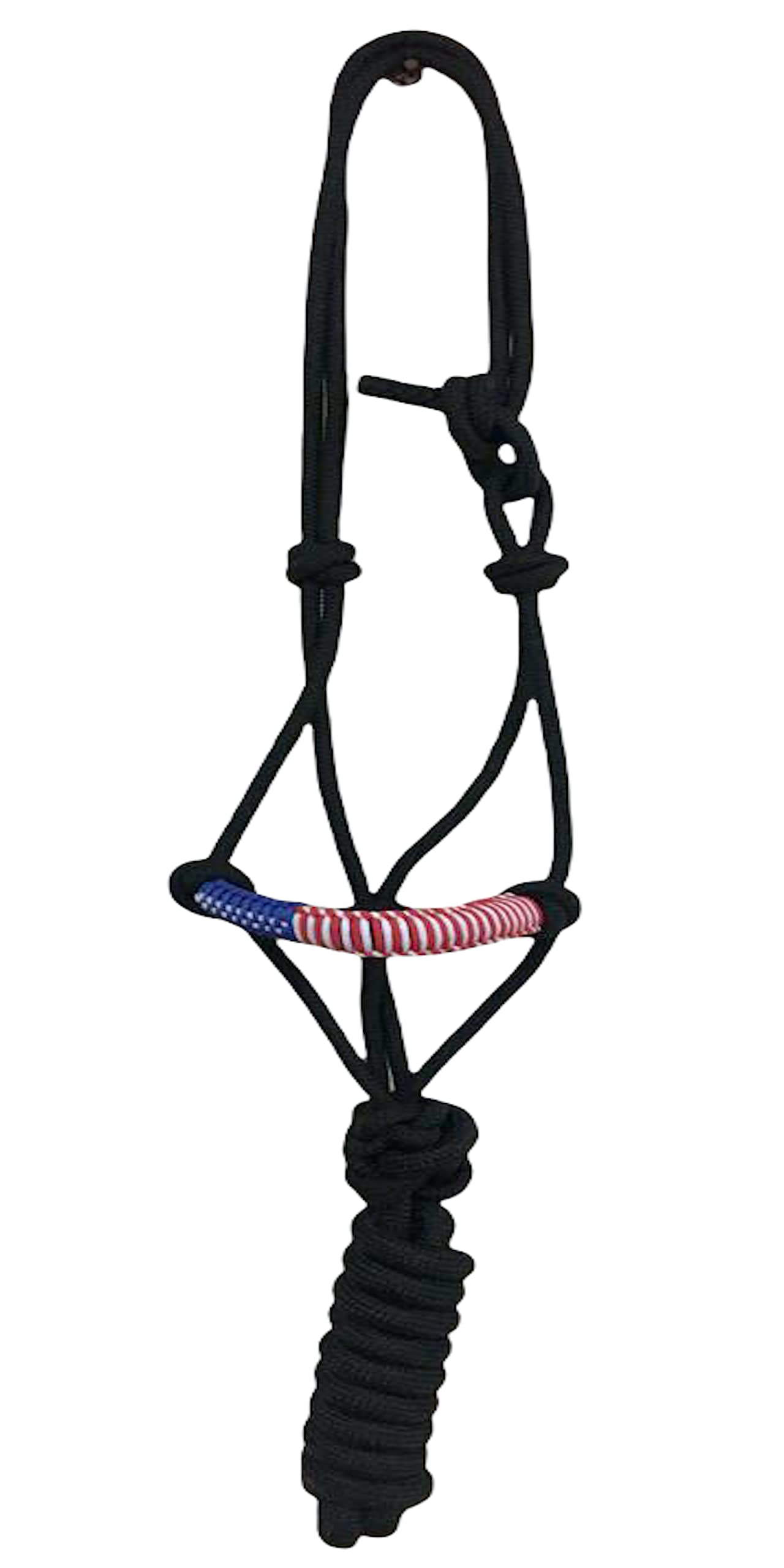 Majestic Ally Poly Braided Patriotic Nose Poly Rope Halter and 10' Matching Lead - Image 4